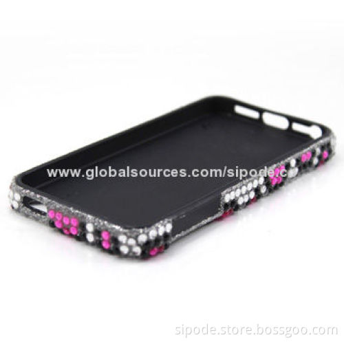 Soft diamond design protective case for iphone 5/5s